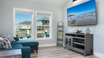 Smart TV, video games, DVD player, table tennis