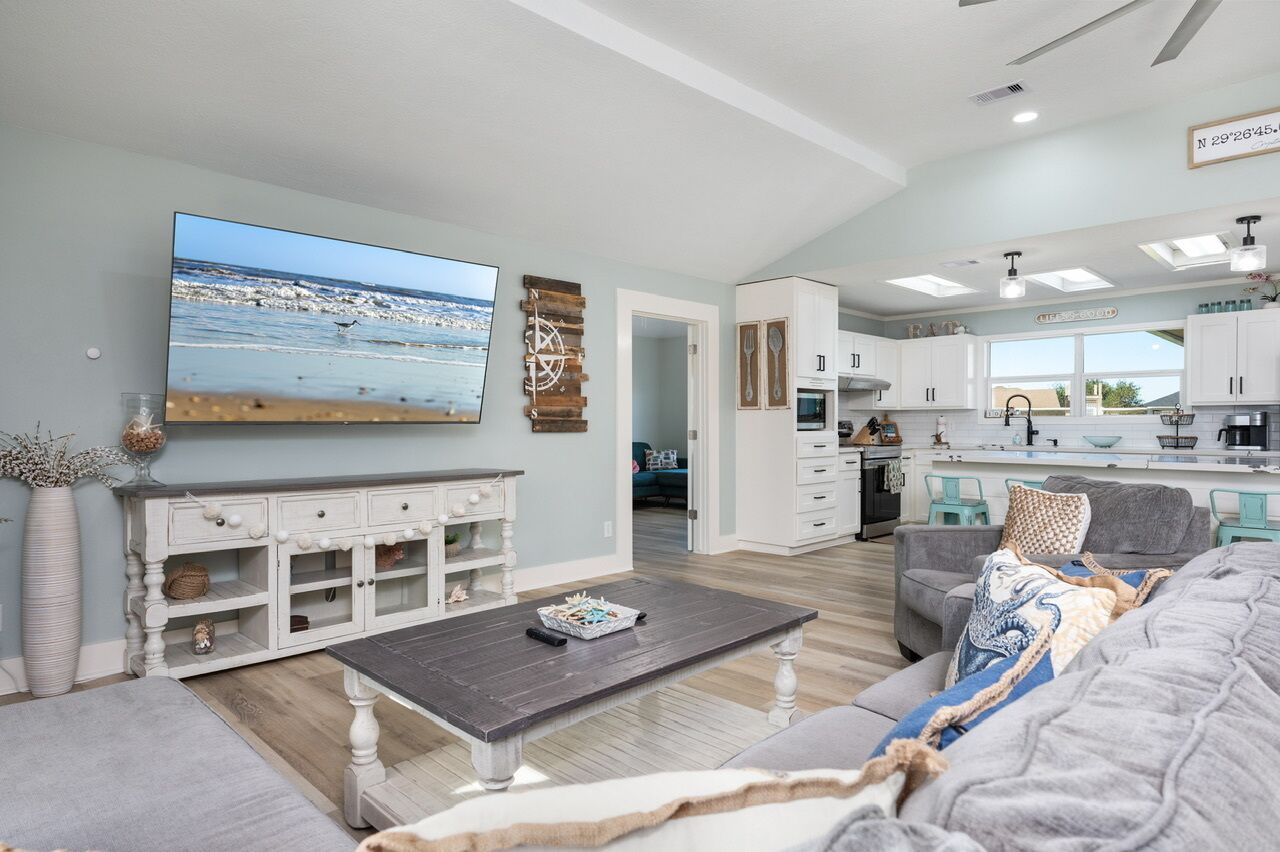 Smart TV, video games, DVD player, table tennis