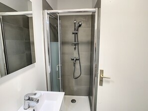 Shower, hair dryer