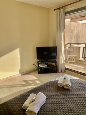 Iron/ironing board, bed sheets, wheelchair access