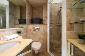 Shower, hair dryer