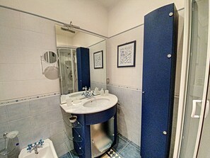 Shower, hair dryer