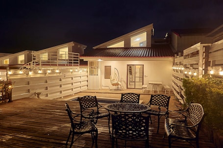 Family Cabin, Multiple Beds, Ocean View | Terrace/patio