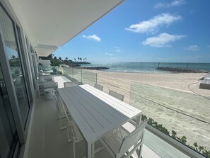 Luxury Condo, Beach View | Terrace/patio