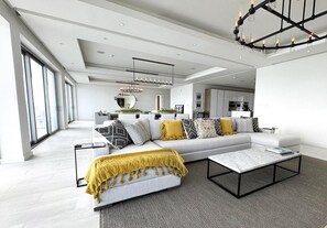 Luxury Condo | Living area | 65-inch Smart TV with cable channels, TV, Netflix - Palm Cay Marina, Resort & Spa (Nassau)