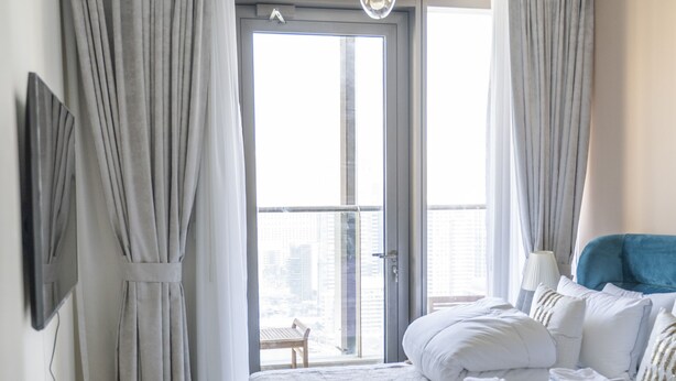 Comfort-Apartment | 1 Schlafzimmer, Zimmersafe, Verdunkelungsvorhänge, Bügeleisen/Bügelbrett
