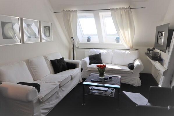 TV connectée, cheminée