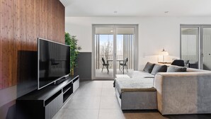 Apartment | Living room - Stylish 1BR Apt w Balc Cloche dOr (Luxembourg City)