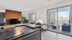 Apartment | Private kitchen - Stylish 1BR Apt w Balc Cloche dOr (Luxembourg City)