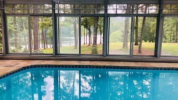 Indoor pool, a heated pool
