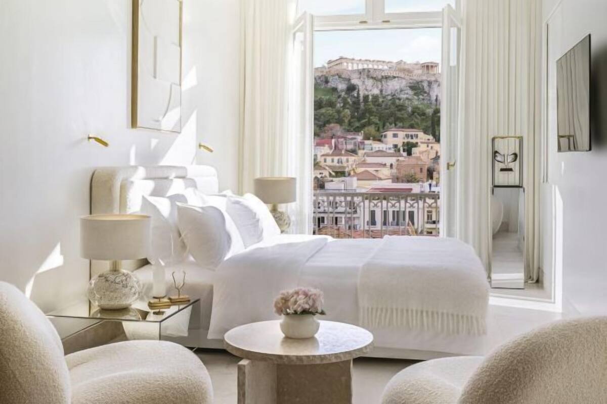 Ropa de cama de alta calidad y minibar