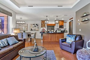 TV, fireplace, stereo, offices