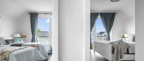 2 Schlafzimmer, Reisekinderbett, kostenloses WLAN