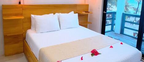 1 bedroom, desk, iron/ironing board, travel crib