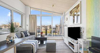 Seepferdchen - gute Ausstattung, Meerblick, Terrasse, Sauna, Bikeport, NK inkl.