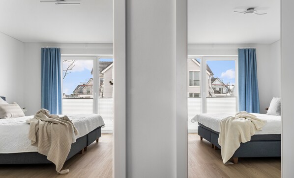 2 soveværelser, strygejern/strygebræt, weekendseng, gratis Wi-Fi