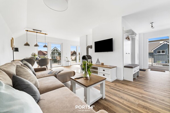 تلفزيون، مدفأة