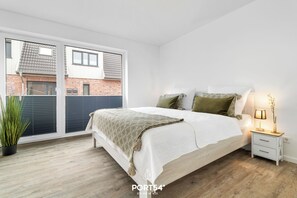 1 Schlafzimmer, Reisekinderbett, kostenloses WLAN, Bettwäsche