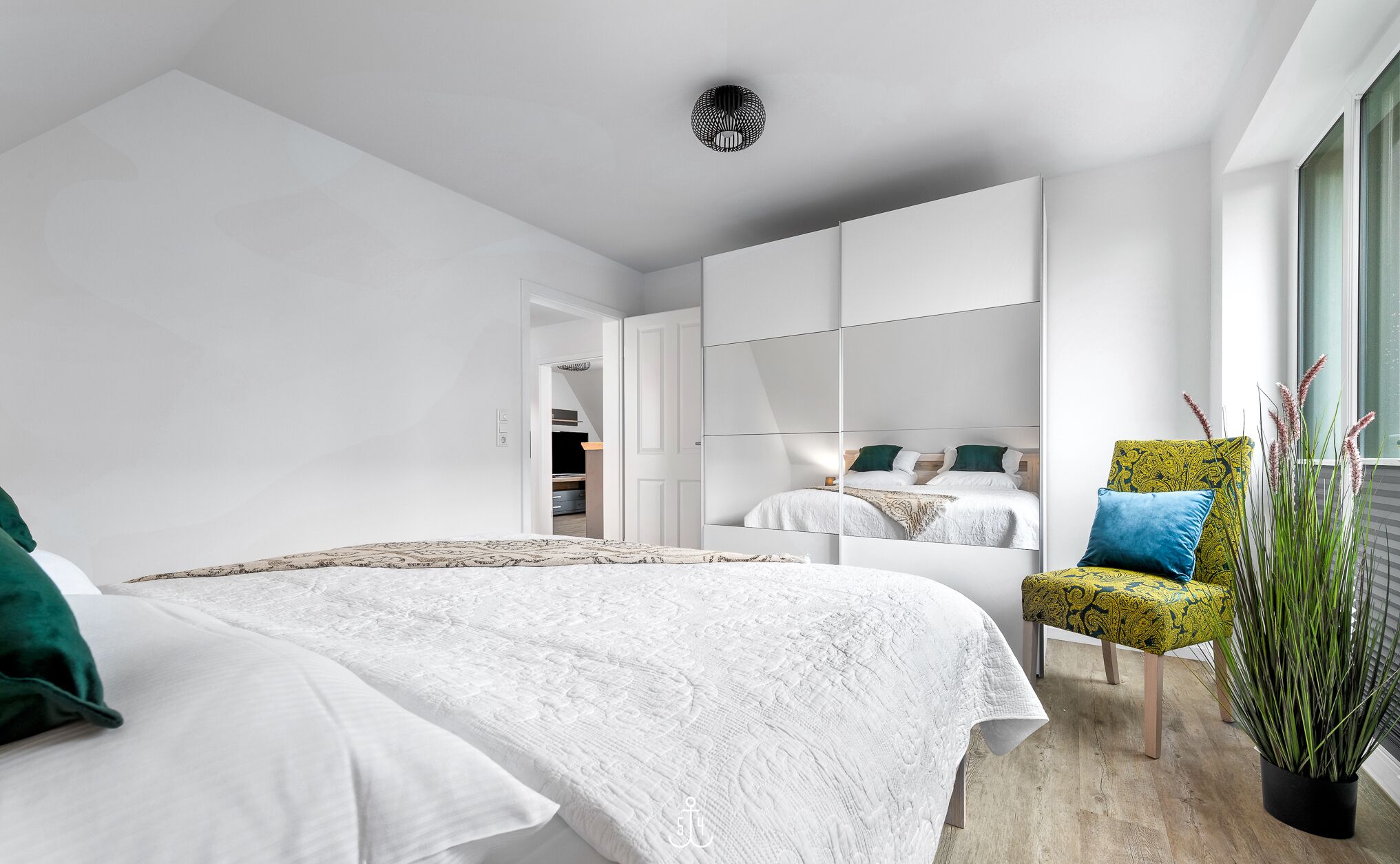 2 Schlafzimmer, Reisekinderbett, kostenloses WLAN, Bettwäsche