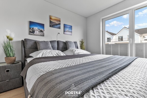 2 makuuhuonetta, silitysrauta/-lauta, vauvan matkasänky, ilmainen Wi-Fi