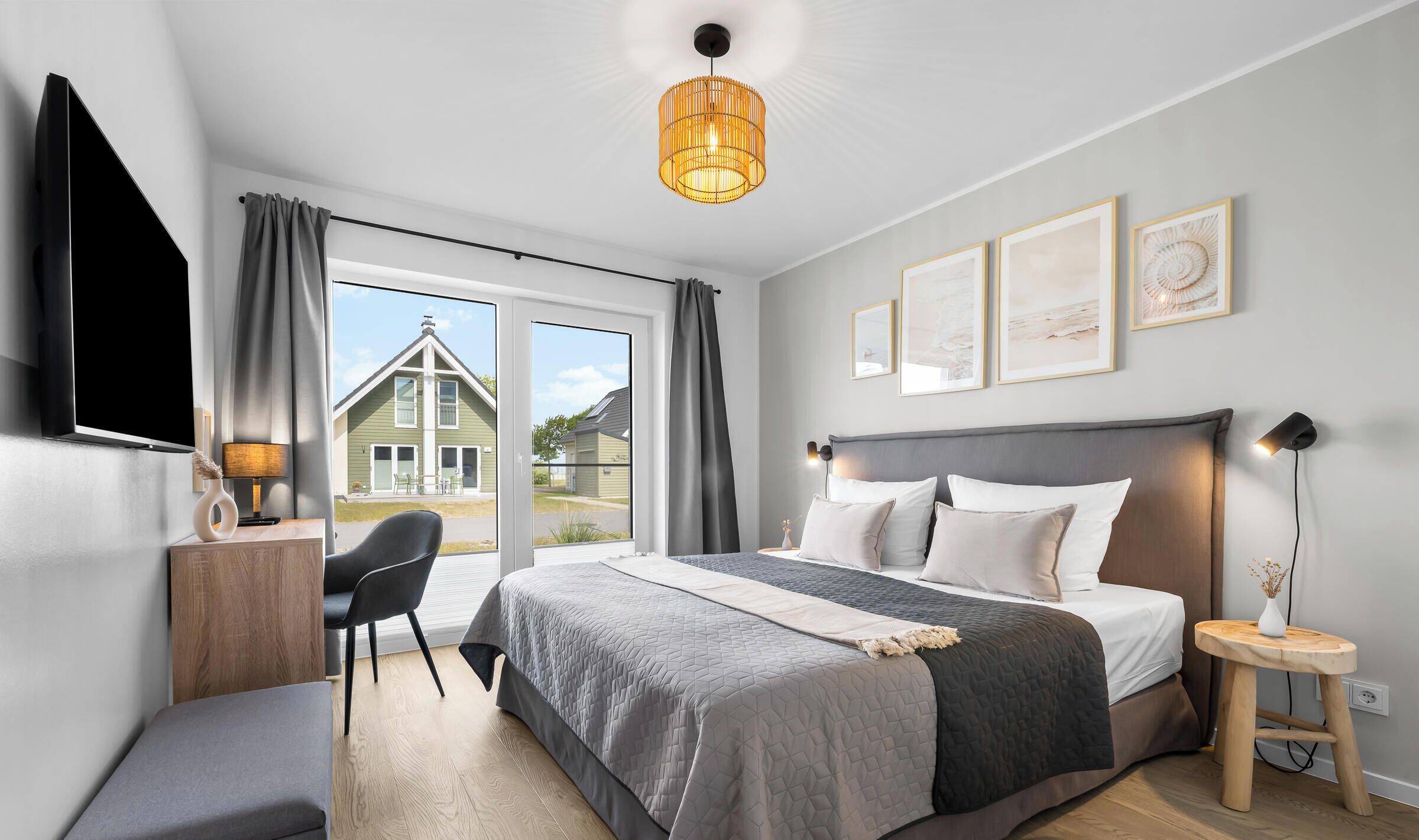 2 Schlafzimmer, Reisekinderbett, kostenloses WLAN, Bettwäsche