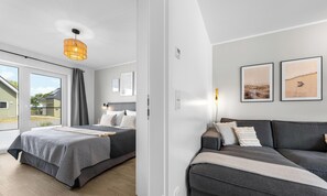 2 bedrooms, travel crib, free WiFi, bed sheets - Ferienwohnung Beach Bude Büsum (Büsum)