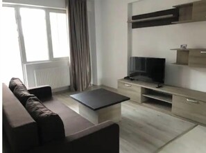 Living area - Romania, Bucharest Studio in a new neighborhood in Bucharest . (Dudu)