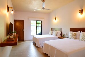 Family Room, Pool View | In-room safe, iron/ironing board, free WiFi - Natura Hotel y Villas  (Zihuatanejo)