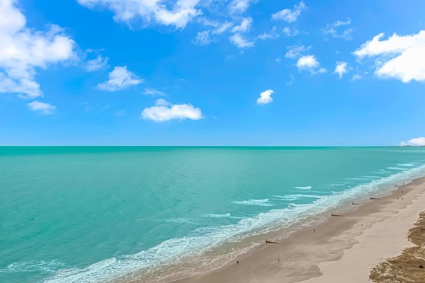 On the beach