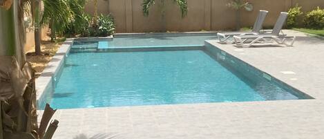 Una piscina climatizada