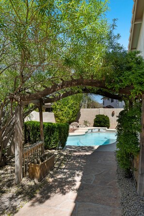 Alberca al aire libre 