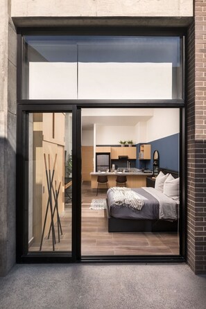 Eenvoudig appartement | Terras