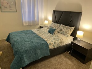 2 chambres, fer et planche à repasser, Wi-Fi, draps fournis