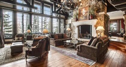 Spectacular ski-in/ski-out chateau with hot tub, gym, movie room, & in-home spa