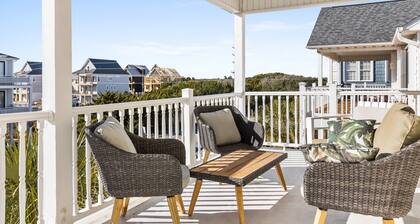 Family Beach Home ~Steps to Beach~Hot Tub~Game Room~Sleeps 13!