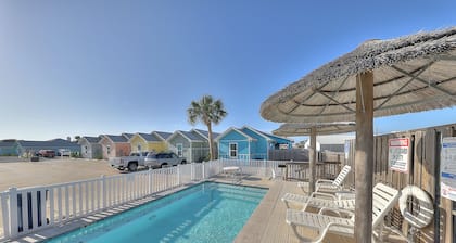 Dog-friendly coastal cottage near the water with private yard, outdoor pool, W/D