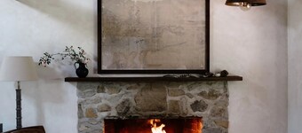 Luxury vineyard log cabin in the Yarra Valley