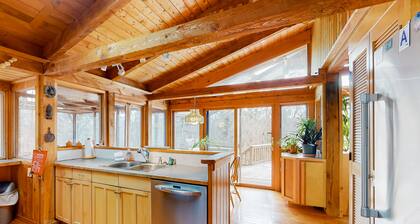 Stunning dog-friendly home with board games, sauna, balcony, gas grill, & deck