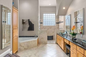 Shower, towels