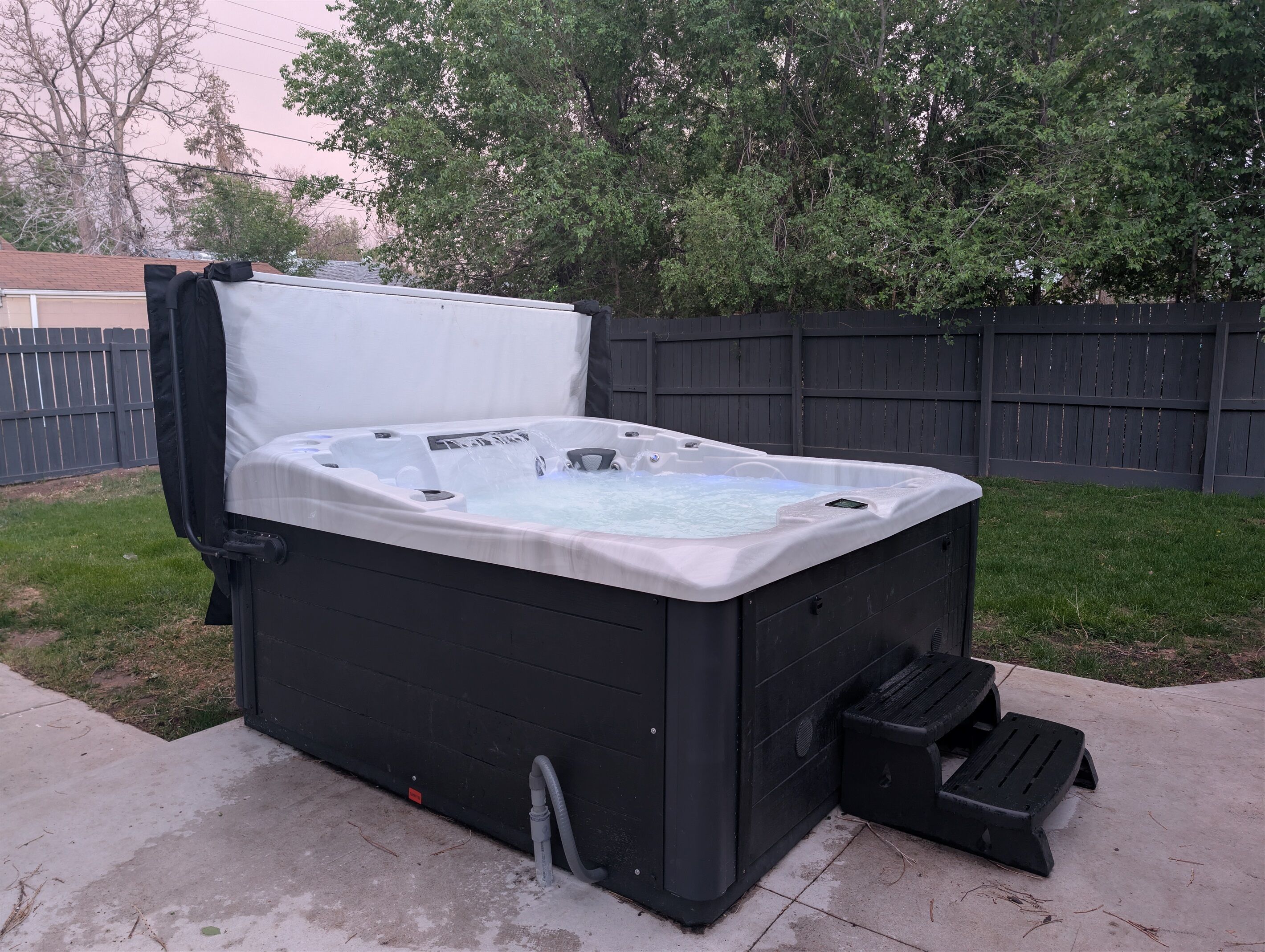 Bain à remous extérieur