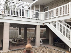 Terrace/patio - Sea Renity Beach House on SPI (South Padre Island)