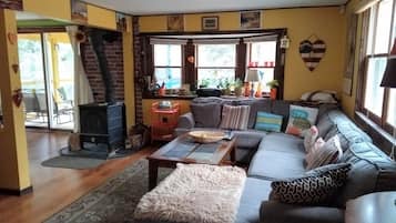 TV connectée, cheminée