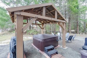 Utendørs boblebad