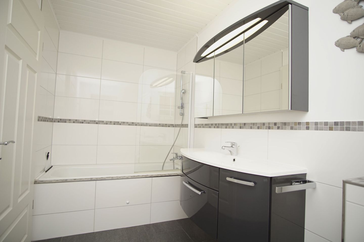 Shower, hair dryer