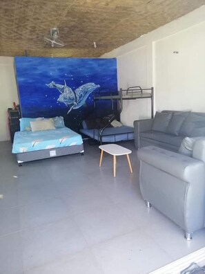 Family Quadruple Room, Beach View, Beachside | Individually decorated, individually furnished, bed sheets - Anajawan Island Beachfront Resort  (General Luna)