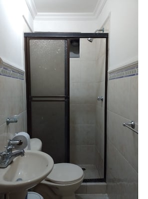 Dusche, Handtücher, Seife