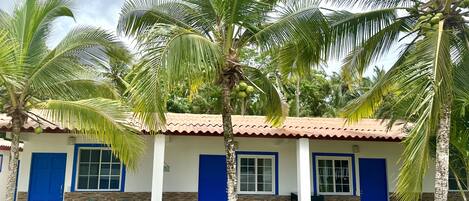 Façana frontal de l'allotjament