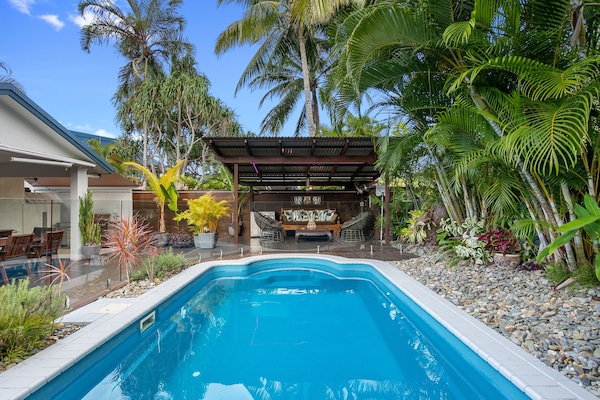 Private heated Pool