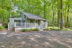Exterior - 1 Block to Lake: Poconos Getaway w/ Fire Pit! (Pocono Lake)