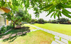 Cottage, vue jardin